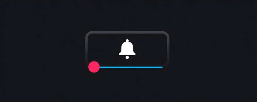 Modern notification icon design featuring a bell symbol with a vibrant color scheme. Ideal for apps and websites to enhance user engagement and alert functionality.