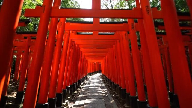 Fushimi Inari-taisha Shrine - A Journey Through the Thousand Torii Gates in Kyoto.