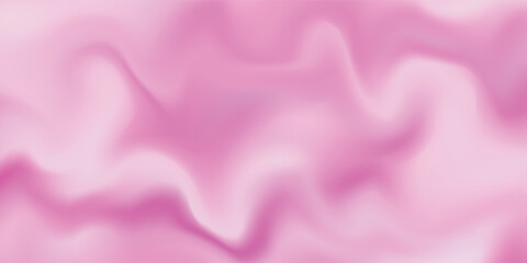 Pink strawberry yogurt or ice cream surface texture with wave pattern. Milk creamy sweet fruit and berry product. Soft and frozen sorbet or dairy pudding smooth top. Realistic vector background. © Dul