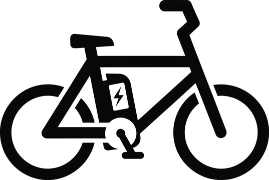electric bicycle icon
