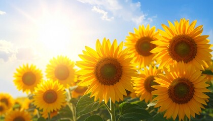 Obraz premium Sonnenblumen im Sommer