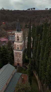 Saint Nino's Monastery (Bodbe) in Sighnaghi, Georgia