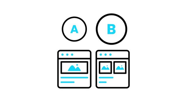 A B Testing Animated Icon Video Sock