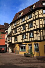 Alsace Village Riverside Traditional Half-Timbered Houses