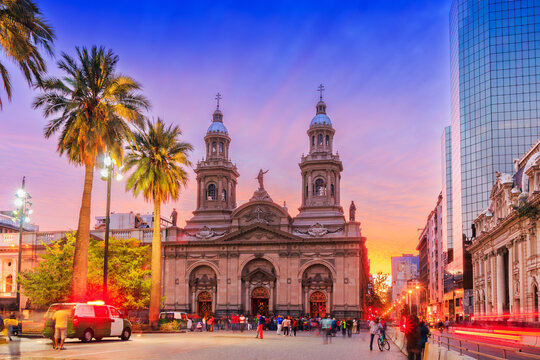 Plaza de Armas in Santiago de Chile, Chile