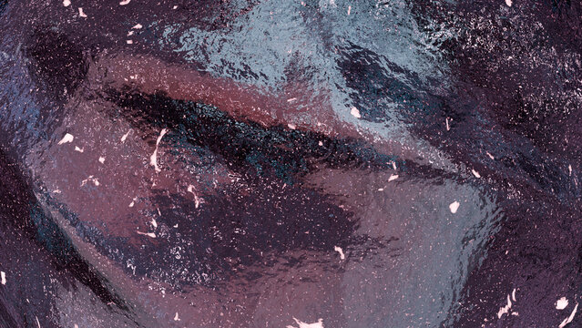 6K colorful ice top down view Texture Background