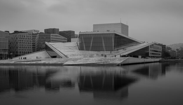 Oslo, Norway - March 7, 2026:  Exterior of Munch Museum in central Oslo, Norway.
