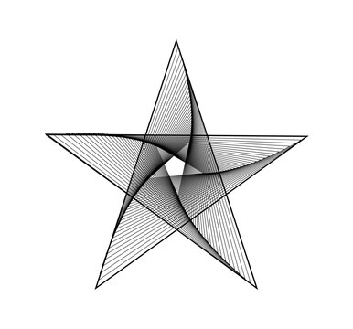 pentagram symbol vector for icon web wallpaper tattoo symbol religion logo. vector illustration