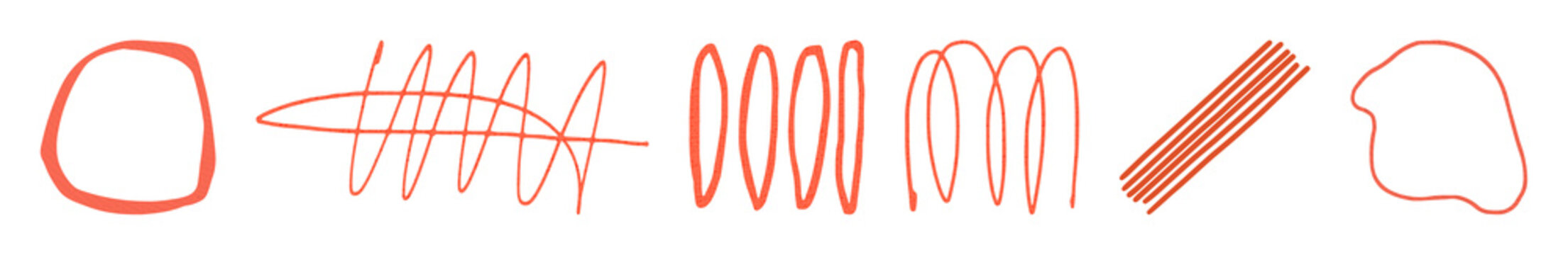 PNG Abstract red scribble art on transparent background