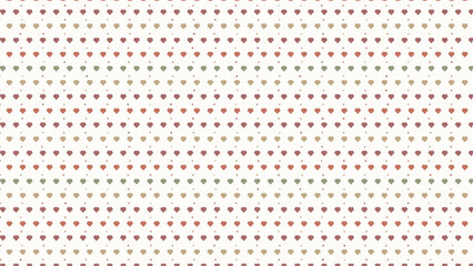Background pattern with colorful hearts repeating seamlessly on cream beige surface ideal for romantic greeting cards wedding invitations valentines day designs love themed decorative wallpaper © COME