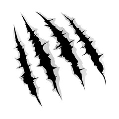 Monster claw hand scratch © Satyourday