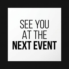 Fototapeta premium Invitation to an upcoming social gathering.