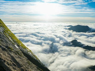 Cloud Inversion Seen from Moro Rock, Sequoia National Park, California