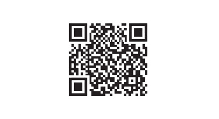 Fototapeta premium Scan QR code icon. Fake template of qr code, fake qr code mockup