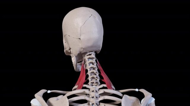 Scalene Muscle Movement Back View