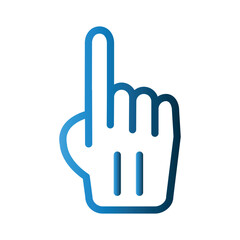 Obraz premium Touchscreen icon design template