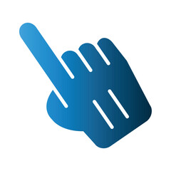 Obraz premium Touchscreen icon design template