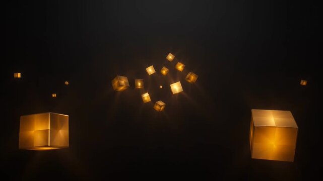 Dynamic Light Display with Floating Lanterns