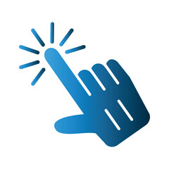 Obraz premium Touchscreen icon design template