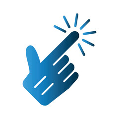 Obraz premium Touchscreen icon design template