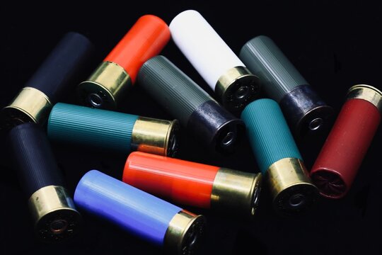 Shotgun Shot shells from gunfire