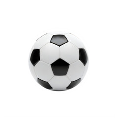 Obraz premium a soccer ball with black and white panels, used for playing football