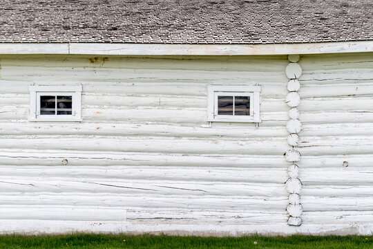 Canada, Saskatchewan. Canada, Saskatchewan. Fort Walsh, recreated Northwest Mounted Police headquarters.  Cypress Hills Interprovincial Park