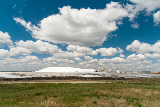 Canada, SK, Chaplin.  Saskatchewan Mining and Minerals salt mine