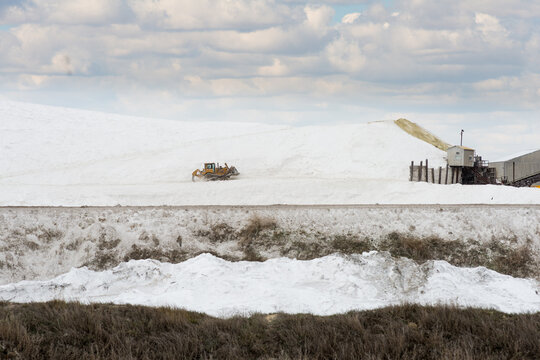 Canada, SK, Chaplin.  Saskatchewan Mining and Minerals salt mine