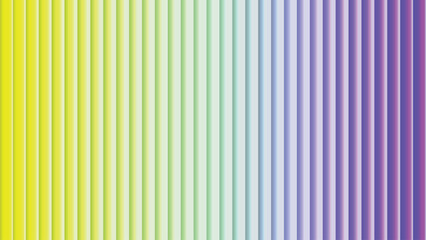 Obraz premium Gradient of colorful vertical lines flowing from bright yellow through green to purple
