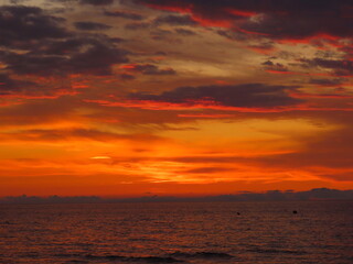 Obraz premium sunset over the Baltic sea