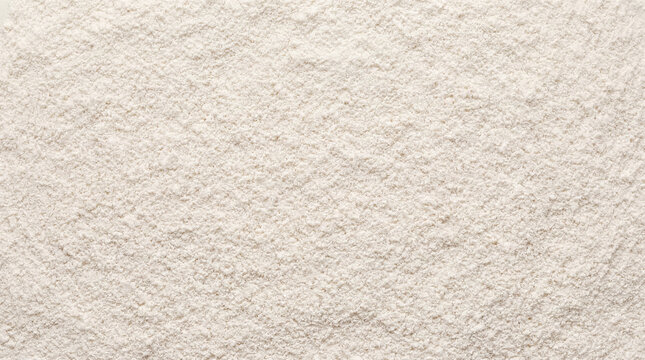 Arrowroot Powder Texture &ndash; Arrowroot Starch Flour &ndash; Natural Gluten Free Baking Ingredient Background, Fine White Root Starch Surface, Organic Food Powder Texture for Healthy Cooking and Clean Ingredie