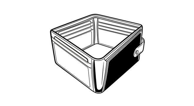 Empty Wallet Open Showing No Money, Financial Crisis Concept