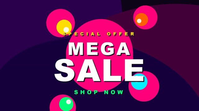 Mega Sale Shopping Offer Advertisement.