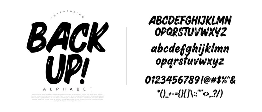 Bold hand-drawn marker font for energetic street style branding and creative comic poster typography designs