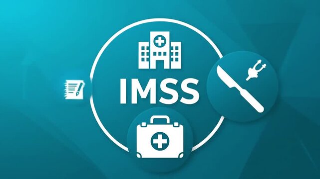 IMSS acronym.International Museum of Surgical Science concept.IMSS (International Museum of Surgical Science) preserves surgical history through exhibits and education. 4k video
