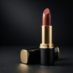 lipstick on black background © tsb