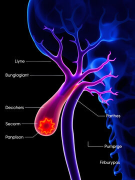 Human pituitary gland. Cell types