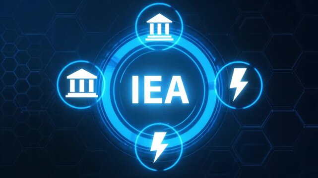 IEA acronym, international energy agency concept, International Energy Agency is a Paris based autonomous intergovernmental organisation, established in 1974. new ai  4k video