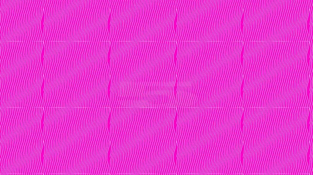 A colorful countdown timer from ten to one on a vibrant pink background with wavy lines