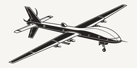 a small airplane flying through the air Vector © Maisa