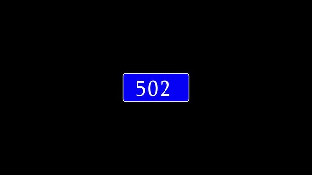 Blue Rectangular Sign with White Number 301 on a Black Background image photo