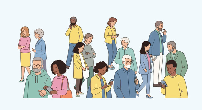 Diverse Group of People.