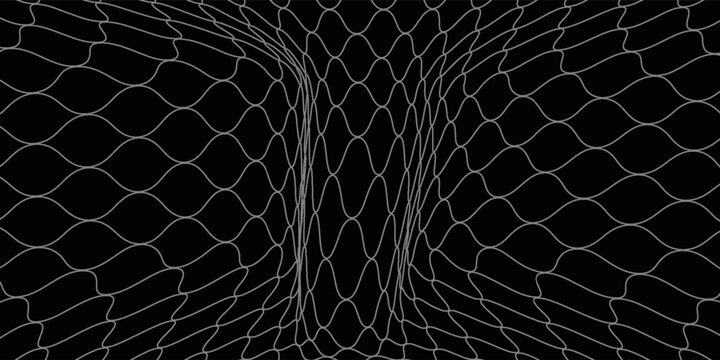Net pattern. Rope net vector silhouette. Soccer, football, volleyball, tennis and tennis net pattern. Fisherman hunting net rope texture or pattern.