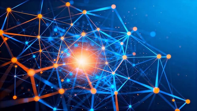 Abstract network connection pattern