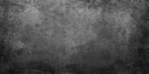 Fototapeta premium Dark grunge metal background with a textured gray stone wall pattern and aged black concrete surface for a vintage rough paper design backdrop