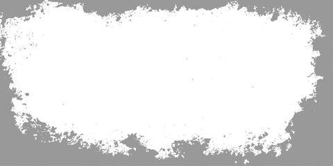 Obraz premium A vintage black vector design featuring an abstract grunge frame with ink splatters and a dirty paint texture on a floral splat pattern background