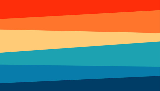 Retro 80s synthwave abstract background with geometric lines and colorful gradient stripes
