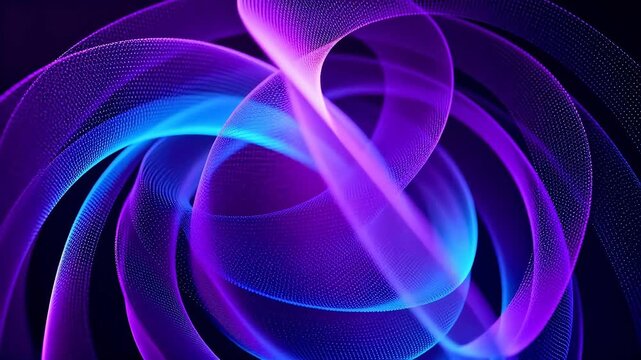 Abstract swirling light patterns