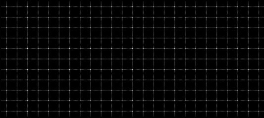 Fototapeta na wymiar Blueprint grid black square graph paper with clean white lines for architecture drawing, building plan, engineering sketch and technical page background.